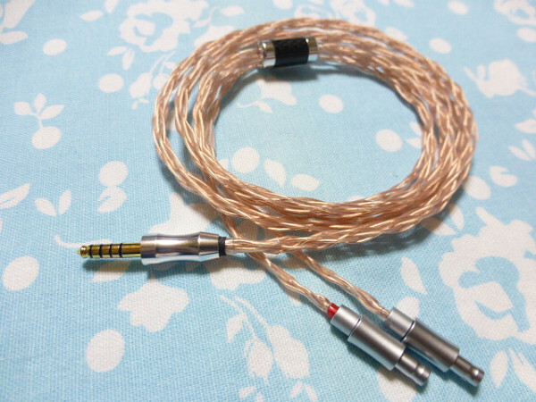 SENNHEISER HD800 HD800S HD820 Cascade 用 MOGAMI 2944 八芯 ブレイド編 4.4mm5極 ( 2.5mm 3.5mm 変更可 Campfire Audio Cayin N8 ZEN DAC