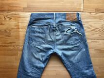 稀少 ポロ・ラルフローレン DENIM&SUPPLY デニム&サプライ SLIM STRAIGHT ヴィンテージ加工デニム ジーンズ インディゴ W30/32 クラッシュ_画像4