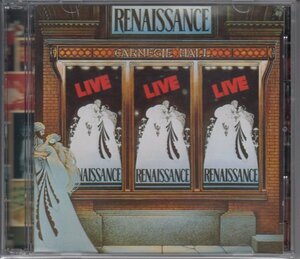 RENAISSANCE / LIVE AT CARNEGIE HALL（輸入2枚組CD）