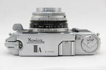 【返品保証】 コニカ Konica IIIA Hexanon 48mm F2 レンジファインダー カメラ s232_画像6