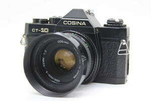 【返品保証】 コシナ Cosina CT-10 ブラックボディ Cosinon-s 50mm F2 ボディレンズセット s636