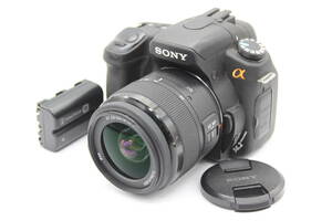 【返品保証】 ソニー Sony α350 DSLR-A350 DT 18-55mm F3.5-5.6 SAM II バッテリー付き デジタル一眼 ボディレンズセット s678