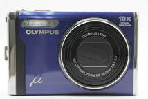 【返品保証】 オリンパス Olympus μ-9000 ブルー 10x バッテリー付き コンパクトデジタルカメラ s903_画像2