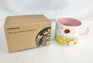 0927A【未使用】STARBUCKS スターバックス コーヒー ジャパン スタバ You Are Here Collection マグカップ JAPAN Spring 414ml ▲人気