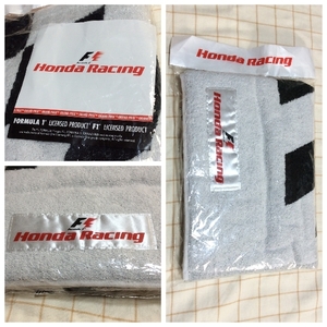 送料350円～ ※パッケージに傷みあり バスタオル F1 HONDA RACING ホンダ レーシング タオル Formula1 Honda Racing 
