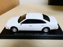 国産名車コレクション 1/43 日産 インフィニティ nissan infiniti Q45 1989 白 ミニカー_画像6