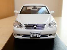 国産名車コレクション 1/43 トヨタ マークⅡ 2001 白 Toyota Mark II アシェット 旧車 クラシックカー ミニカー_画像3