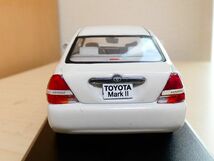 国産名車コレクション 1/43 トヨタ マークⅡ 2001 白 Toyota Mark II アシェット 旧車 クラシックカー ミニカー_画像4