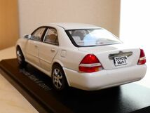 国産名車コレクション 1/43 トヨタ マークⅡ 2001 白 Toyota Mark II アシェット 旧車 クラシックカー ミニカー_画像2