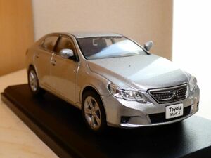 国産名車コレクション 1/43 トヨタ マークX 2010 シルバー 旧車 toyota mark x ミニカー