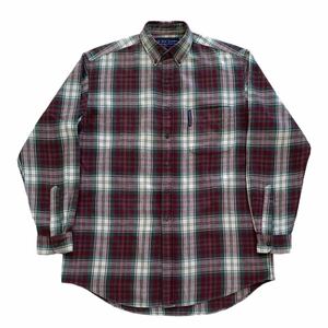 90's Abercrombie & Fitch THE BIG SHIRT フランネルシャツ ボタンダウン オンブレ チェック ビンテージ アバクロ Polo Ralph Lauren