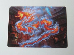 MTG 美品 【煮えたぎるバイパー（41/81）】 （箔押しサイン入りアートカード） エルドレインの森 WOC 英 1枚迄