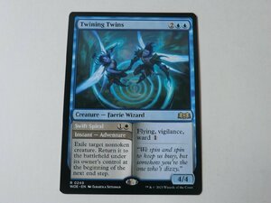 MTG 美品 【撚り合わせる双子】 （レア） エルドレインの森 WOE 英 5枚迄