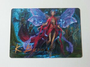 MTG 美品 【壮麗公爵、テグウィル（48/81）】 （箔押しサイン入りアートカード） エルドレインの森 WOC 日 2枚迄