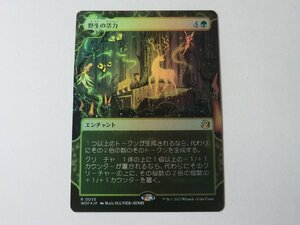 MTG 美品 【野生の活力（FOIL）】 （レア） エルドレインの森 WOT 日 1枚迄