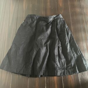 COMME CA ISM★フレアスカート★中古★150★黒★