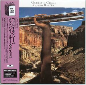 紙ジャケ　ゴドレイ＆クレーム／グッバイ・ブルー・スカイ、CD（UICY93088）、帯あり、もと10CCのGodley&Cremeの1988年作品、日本語解説