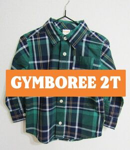 GYMBOREE ジンボリー 2T 90cm 長袖シャツ チェックシャツ【12】