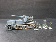 1/144完成品　Sd.kfz.8(12tハーフトラック)w/88mmFlak36搭載型 & ドイツ砲兵　1940年西部戦線_画像1