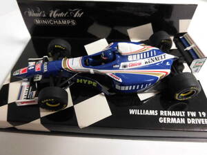 ウィリアムズ・ルノー　FW19　ジャーマンドライバー　【PMA　1/43　ミニチャンプス　F1ミニカー】