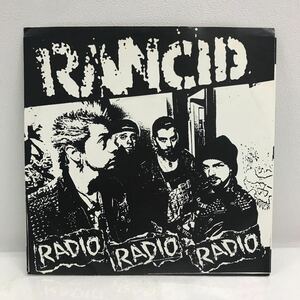 I0916B6 ランシド RADIO RADIO RADIO EP レコード FAT509 RANCID 洋楽 パンク ロック ROCK バンド / JUST A FELLING / DOPE SICK GIRL 他