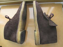 クラークス　デザートブーツ 　スエード　ブラウン　ＵＫ７　US８　チャッカブーツ　25.5−26cm程度　革靴_画像9
