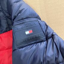 トミーヒルフィガー ジャケット アウター 中綿 150AN796 ネイビー×レッド Lサイズ 未使用 メンズ TOMMY HILFIGER ブルゾン ジャンパー_画像4