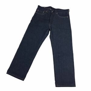 ND128 USA製 Levi's リーバイス 505 PREMIUM ロングパンツ 長ズボン ボトムス ジーンズ ジーパン Gパン 濃紺 コットン 綿100% メンズ W36