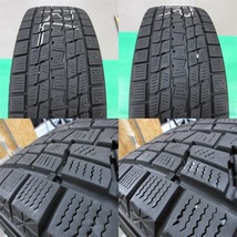 JEEP純正 チェロキー コンパス 225/60R17 冬用スタッドレス 70%-80%山 グッドイヤー ICENAVI SUV 4本 5穴PCD110 7J +40 中古新潟_画像9