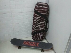 GRIZZLY グリズリー スケートボード GRIPTAPE トラック VENTURE VOLCOM ボードバッグ付き 完成品