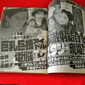 g-438 芸能BOX 1994年4月号 木下優 伊達公子 中井貴一 中村あずさ 中井美穂 浅香唯 早見優 栗尾美恵子 若ノ花 ※9 の画像2