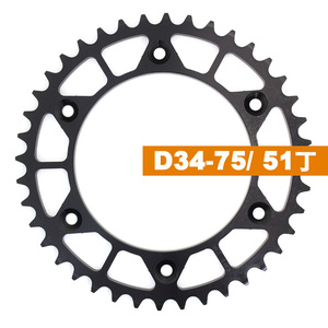 10％OFF【D34-75/51丁】DRC デュラスプロケット KTM 125～690 SX/SXF/EXC/EXC-F/EXC-R/XC/XCW/SMR...他 【送料￥880】