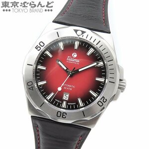 101684247 チュチマ TUTIMA M2 セブンシーズ 6155-07 レッド SS ラバー レザー 箱付き 腕時計 メンズ 自動巻 展示未使用