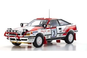  Kyosho 1/18 Toyota Celica GT-FOUR (ST165) 1990 Safari Rally #3 победа 