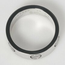 カルティエ ラブリング リング 指輪 8.5号 7.45g K18WG ホワイトゴールド CARTIER レディース【I160823071】中古_画像8