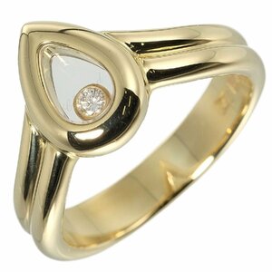  Chopard happy diamond Drop 11 number ring ring 7.25g K18YG yellow gold 1P diamond Chopard[I182323027] used 