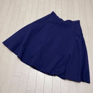  peace 4* ROPE Rope flair skirt miniskirt casual 38 lady's dark blue 