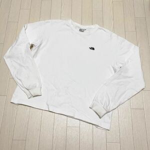 和7★① THE NORTH FACE ザ・ノースフェイス ロングスリーブヌプシコットンティー 長袖 Tシャツ ロンT S レディース ホワイト