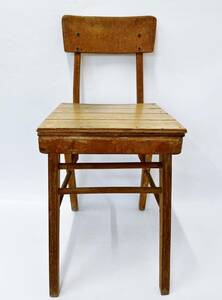 A アンティーク調 木製椅子 木製 椅子 イス 家具 腰掛け 学習イス チェア ビンテージ レトロ ウッドチェア 