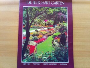 即決 洋書 80年代のブッチャート・ガーデン Butchart Gardens/Die Butchart Gartenドイツ語 庭園 植物園 写真集 80s カナダ バンクーバー島