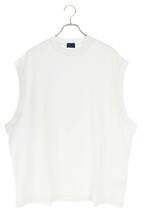 ハンドバークネイビー handvaerk NAVY SLEEVELESS T-SHIRT サイズ:XXS リブノースリーブカットソー 中古 BS99_画像1