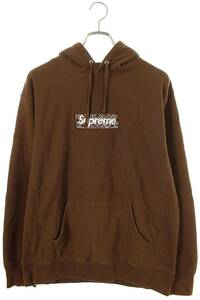 シュプリーム SUPREME 19AW Bandana Box Logo Hooded Sweatshirt サイズ:L バンダナボックスロゴプルオーバーパーカー 中古 SB01