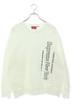 シュプリーム SUPREME 20AW Side Logo Crewneck サイズ:L サイドロゴ刺繍クルーネックスウェット 中古 OM10_画像1