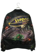 シュプリーム SUPREME 22SS Mitchell & Ness stadium satin varsity jacket サイズ:L スタジアムサテンバーシティジャケット 中古 BS99_画像2