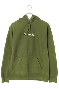 シュプリーム SUPREME 11AW Box Logo Pullover サイズ:M ボックスロゴプルオーバーパーカー 中古 OM10