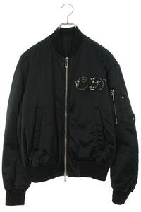 ディオール DIOR 21AW 943C439H5124 サイズ:44 ケニーシャーフロゴナイロンジップアップブルゾン 中古 OM10