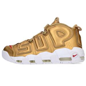 ナイキ NIKE シュプリーム AIR MORE UPTEMPO 902290-700 サイズ:28.5cm エアモアアップテンポスニーカー 中古 SB01