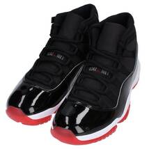 ナイキ NIKE AIR JORDAN 11 RETRO BRED 378037-061 サイズ:27cm エアジョーダン11レトロブレッドスニーカー 中古 BS55_画像5