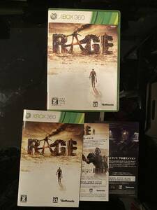 後方互換対応済 初回特典コード付 Xbox360★レイジ★used☆Rage☆import Japan JP