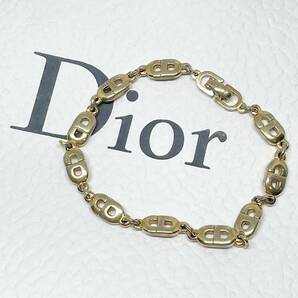 Dior ヴィンテージ CDロゴ チェーンブレスレットの画像1
